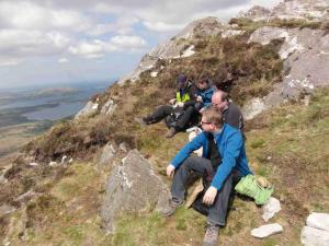 Connemara National Park (5/5), odpočinek pod vrcholem Diamond Hill