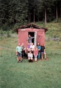 6/1996, lidé z maringotky, tábor Kozmeščik, Zakarpatská Ukrajina