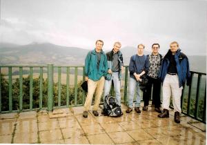 9/2004, vrchol Lovoše, vinobraní Litoměřice